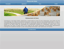 Tablet Screenshot of ferienwohnungen-dahme.de